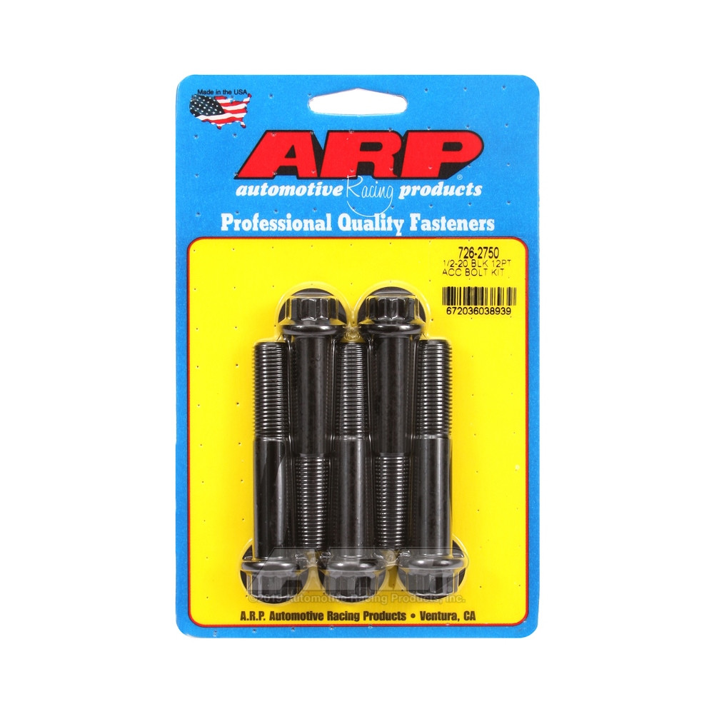Boulonnerie universelle ARP 1/2-20 - Black Oxyde 12 Pts x5 - ARP-726-2750 - 726-2750 - 3666618199207