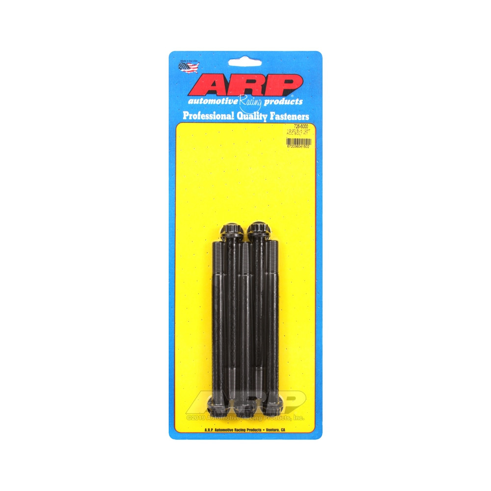 Universele bevestigingsmiddelen ARP 1/2-20 - Zwart geoxideerd 12 st x5 - ARP-726-6000 - 726-6000 - 3666618199337
