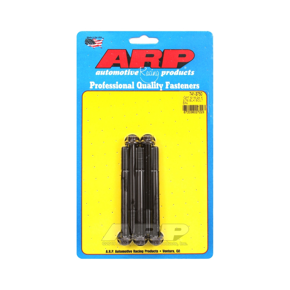 Bullone universale ARP 5/16-24 - Ossido nero 12 pz. x5 - ARP-741-3750 - 741-3750 - 3666618199689
