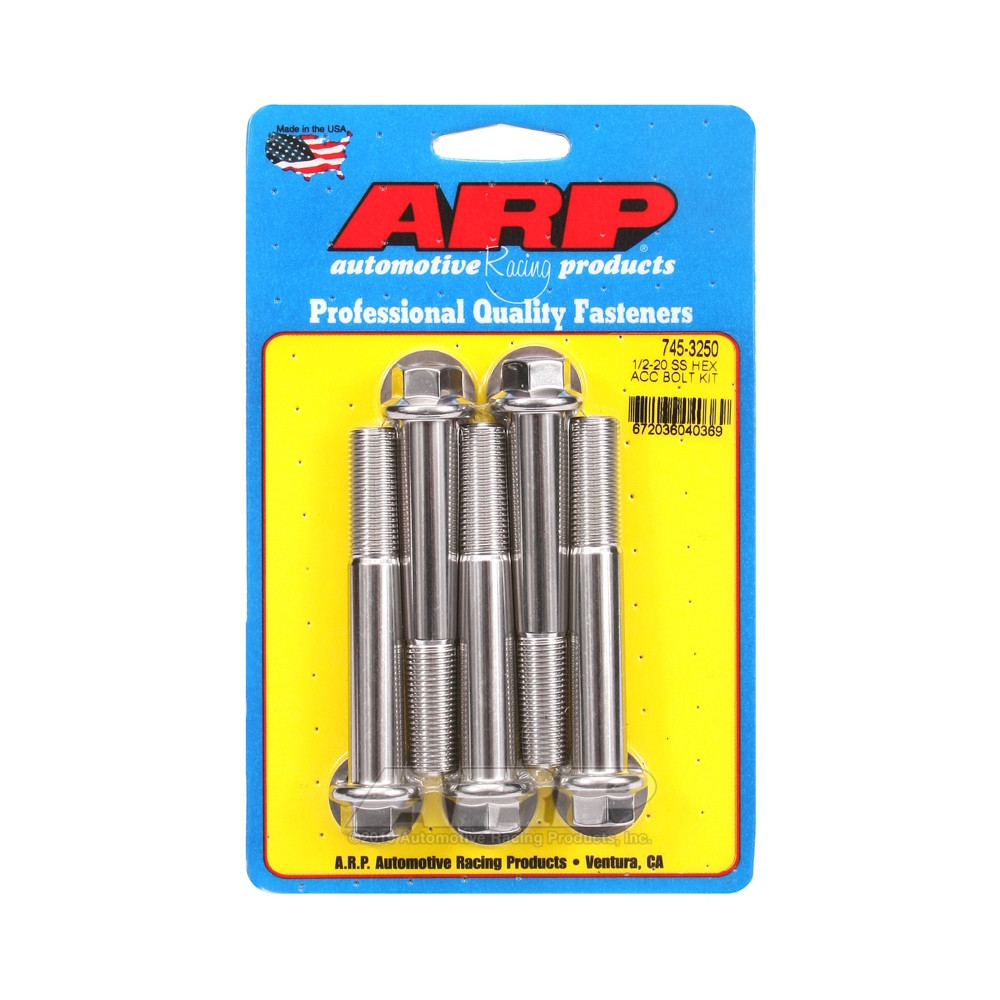 Universele bevestigingsmiddelen ARP 1/2-20 - Roestvrij staal Hex x5 - ARP-745-3250 - 745-3250 - 3666618200330