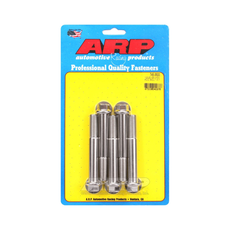 Bullone universale ARP 1/2-20 - Esagono inox x5 - ARP-745-3500 - 745-3500 - 3666618200347