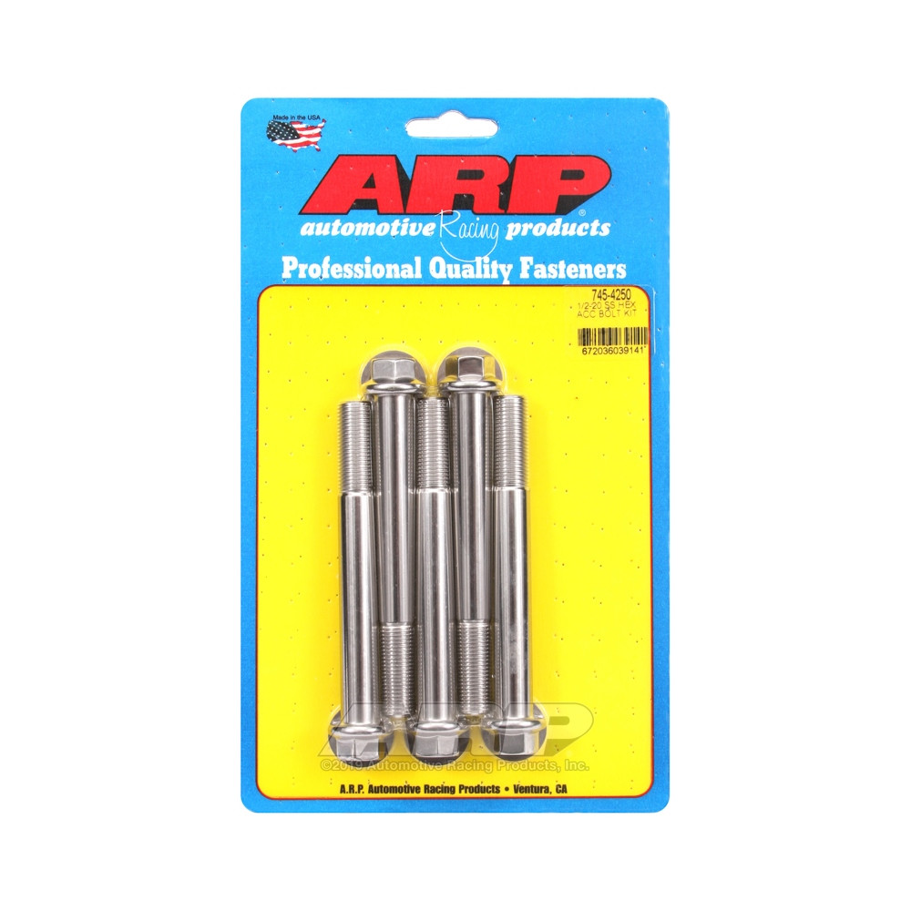 Universele bevestigingsmiddelen ARP 1/2-20 - Roestvrij staal Hex x5 - ARP-745-4250 - 745-4250 - 3666618200378