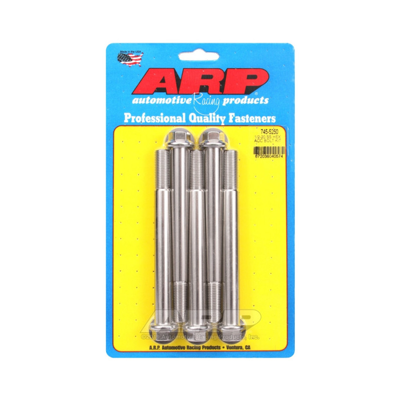 Universal Bolt ARP 1/2-20 - Stainless Hex x5 - ARP-745-5250 - 745-5250 - 3666618200415