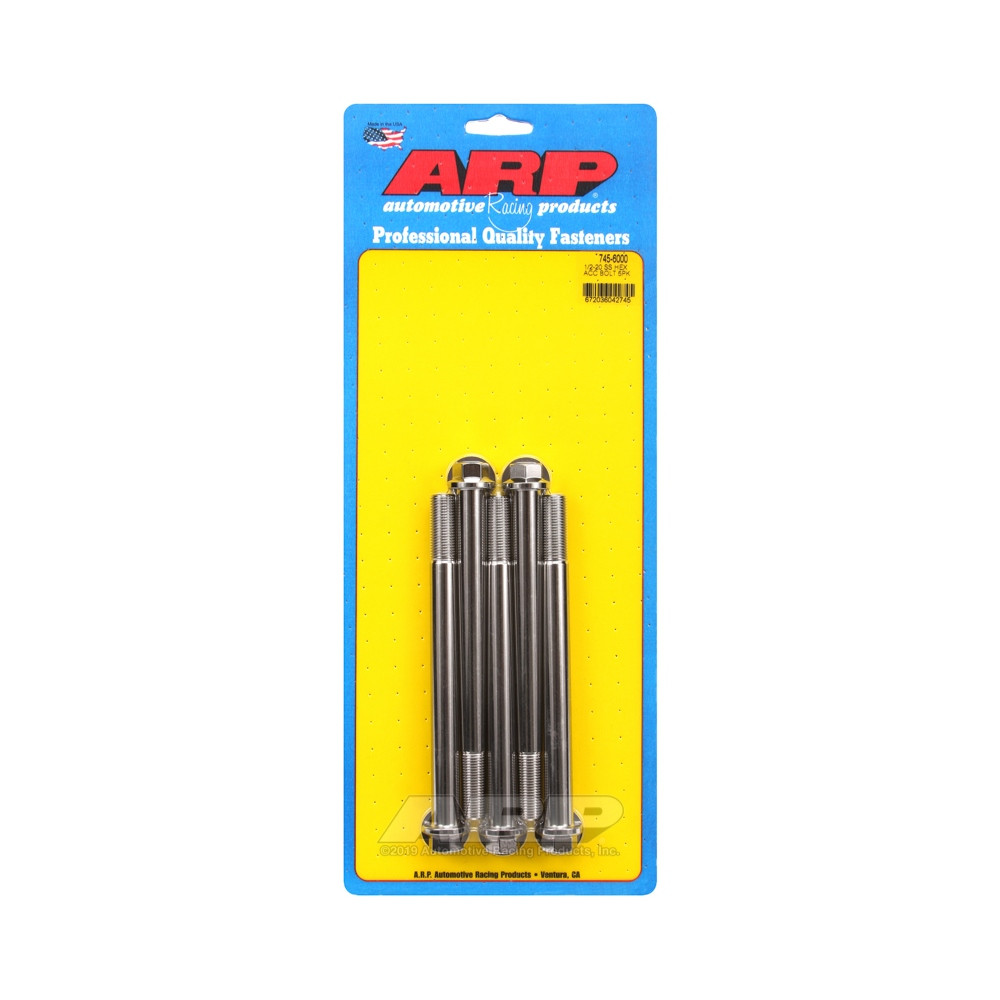 Universele bevestigingsmiddelen ARP 1/2-20 - Roestvrij staal Hex x5 - ARP-745-6000 - 745-6000 - 3666618200446