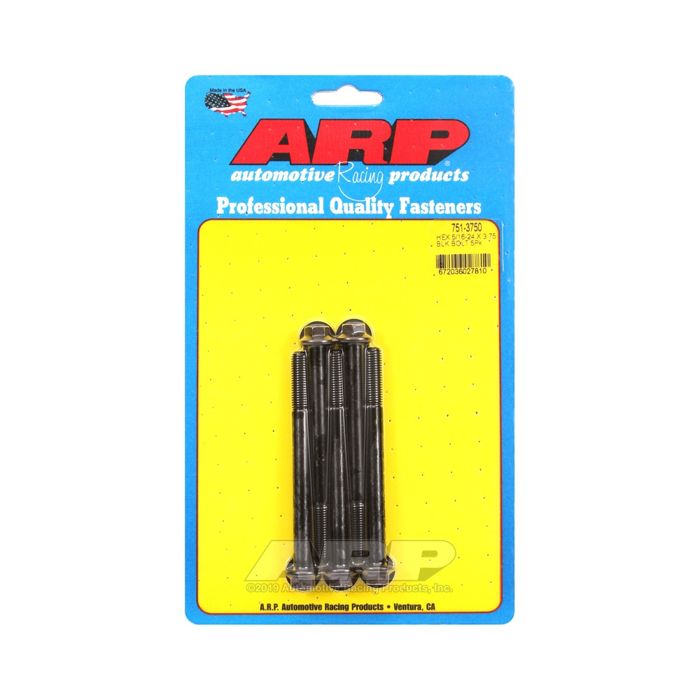 Universele bevestigingsmiddelen ARP 5/16-24 - zwart oxide zeskant x5 - ARP-751-3750 - 751-3750 - 3666618226934