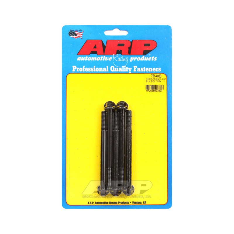 Bullone universale ARP 5/16-24 - Esagono ossidato nero x5 - ARP-751-4000 - 751-4000 - 3666618226941