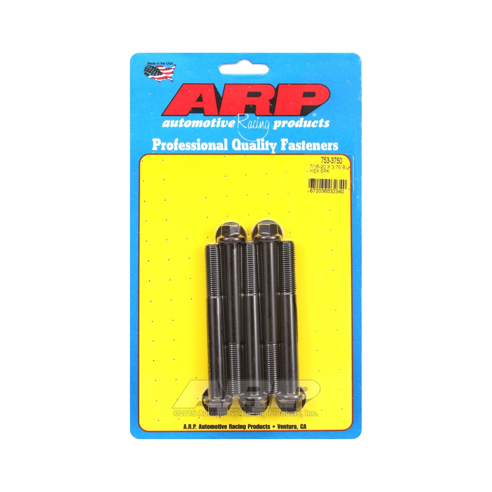 Universele bevestigingsmiddelen ARP 7/16-20 - Zwart Oxyde Hex x5 - ARP-753-3750 - 753-3750 - 3666618227290