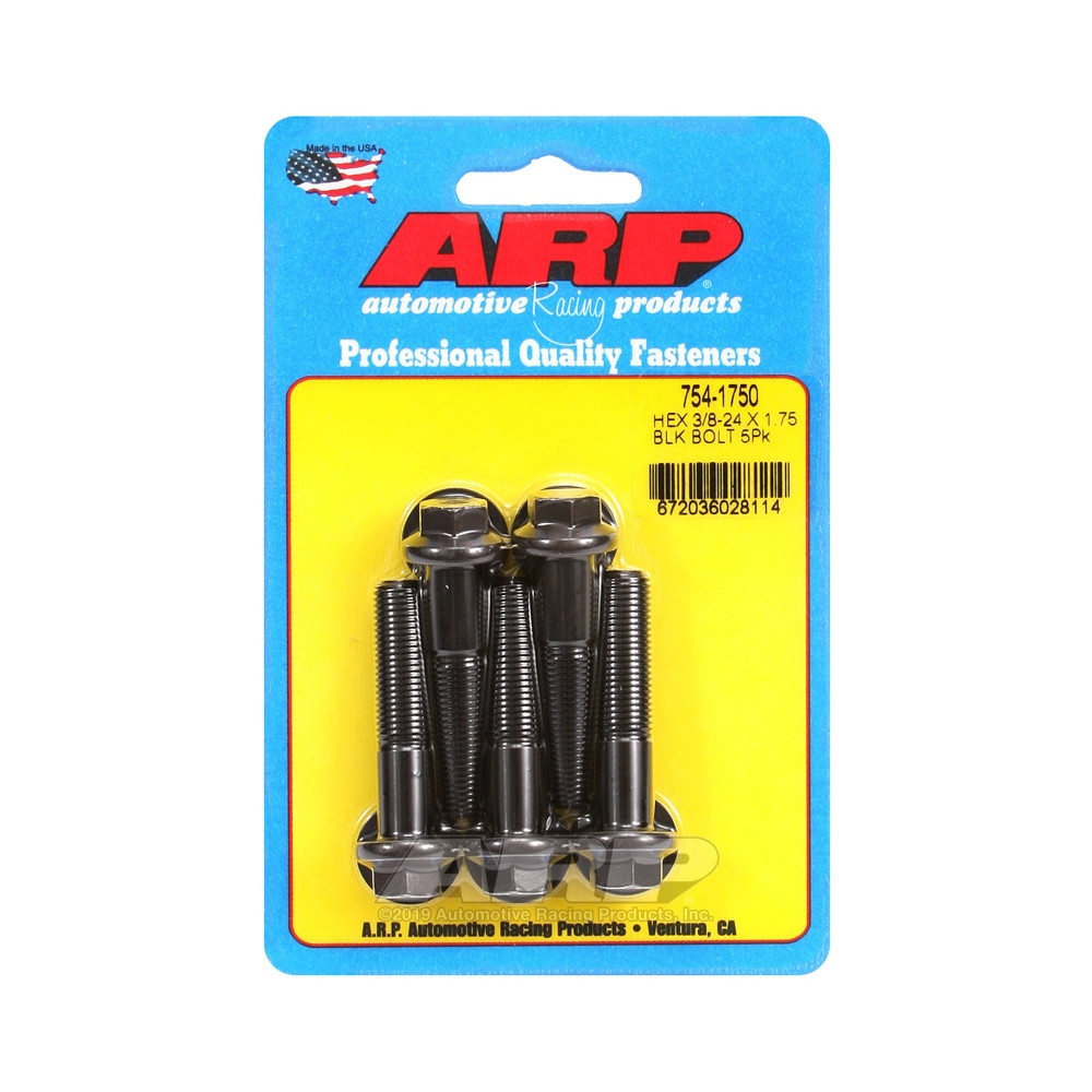 Universele bouten ARP STD kop 3/8-24 - Black Oxide Hex x5 - ARP-754-1750 - 754-1750 - 3666618227399