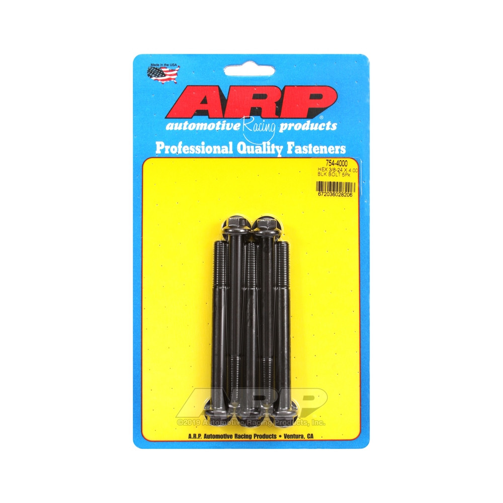 Boulonnerie universelle ARP tête STD 3/8-24 - Black Oxyde Hex x5 - ARP-754-4000 - 754-4000 - 3666618227481