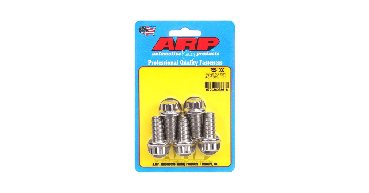 Bullone universale ARP 1/2-20 - Acciaio inox 12 punti x5