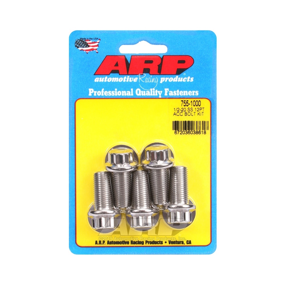 Boulonnerie universelle ARP 1/2-20 - Inox 12 Pts x5 - ARP-755-1000 - 755-1000 - 3666618227498