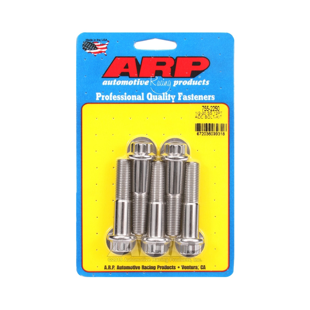 Bullone universale ARP 1/2-20 - Acciaio inox 12 pts x5 - ARP-755-2250 - 755-2250 - 3666618227542