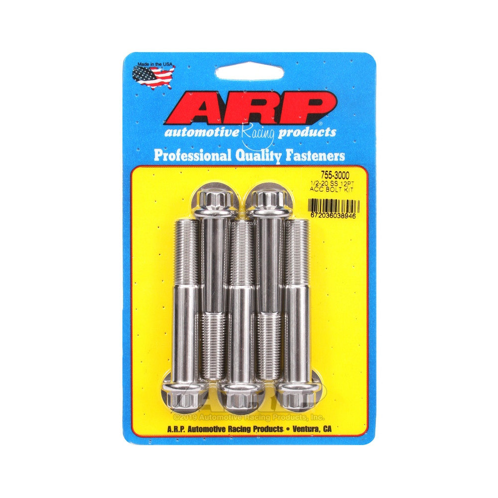 Bullone universale ARP 1/2-20 - Acciaio inox 12 pts x5 - ARP-755-3000 - 755-3000 - 3666618227573