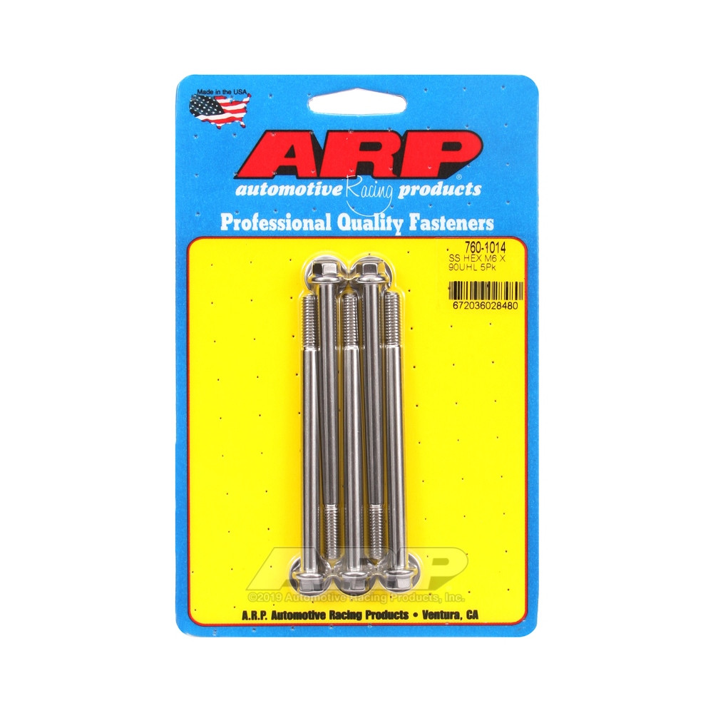Boulonnerie universelle ARP M6 x 1.00 - Inox Hex x5 - ARP-760-1014 - 760-1014 - 3666618228280