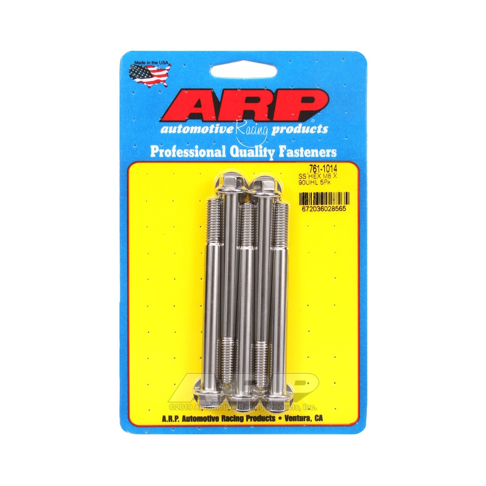 Universele bevestigingsmiddelen ARP M8 x 1,25 - Roestvrij staal Hex x5 - ARP-761-1014 - 761-1014 - 3666618228464