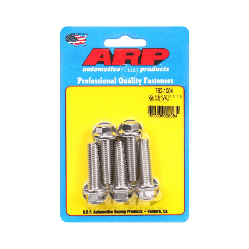 Bullone universale ARP M10 x 1,50 - Esagonale inox x5 - ARP-762-1004 - 762-1004 - 3666618228556