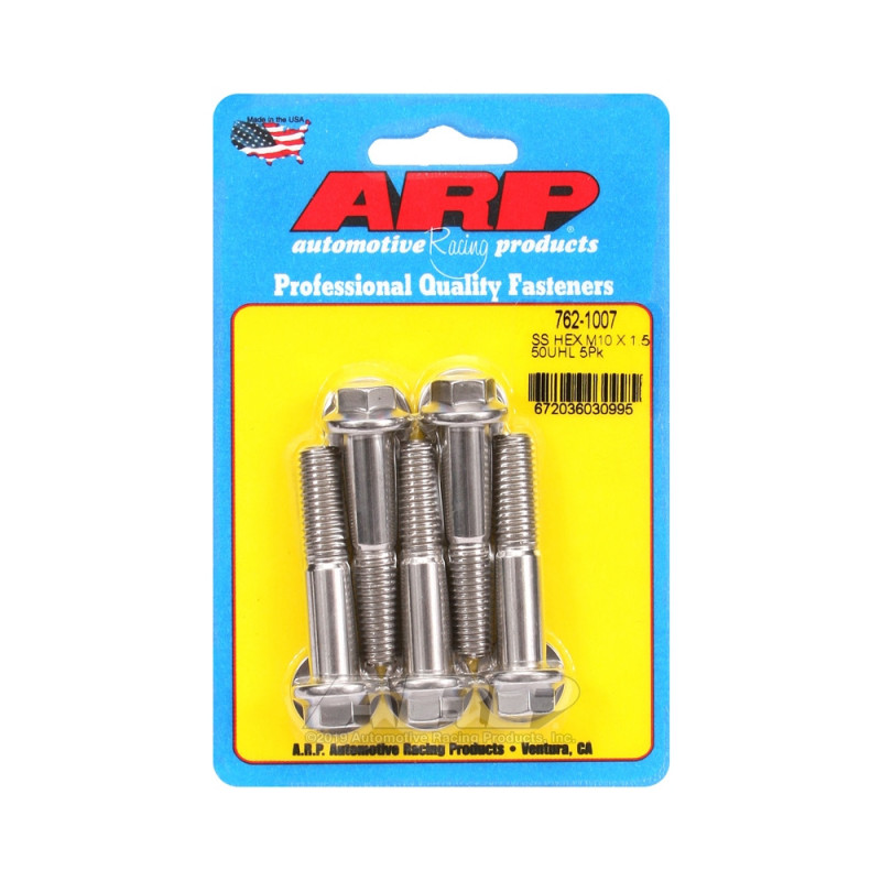 Bullone universale ARP M10 x 1,50 - Esagonale inox x5 - ARP-762-1007 - 762-1007 - 3666618228587