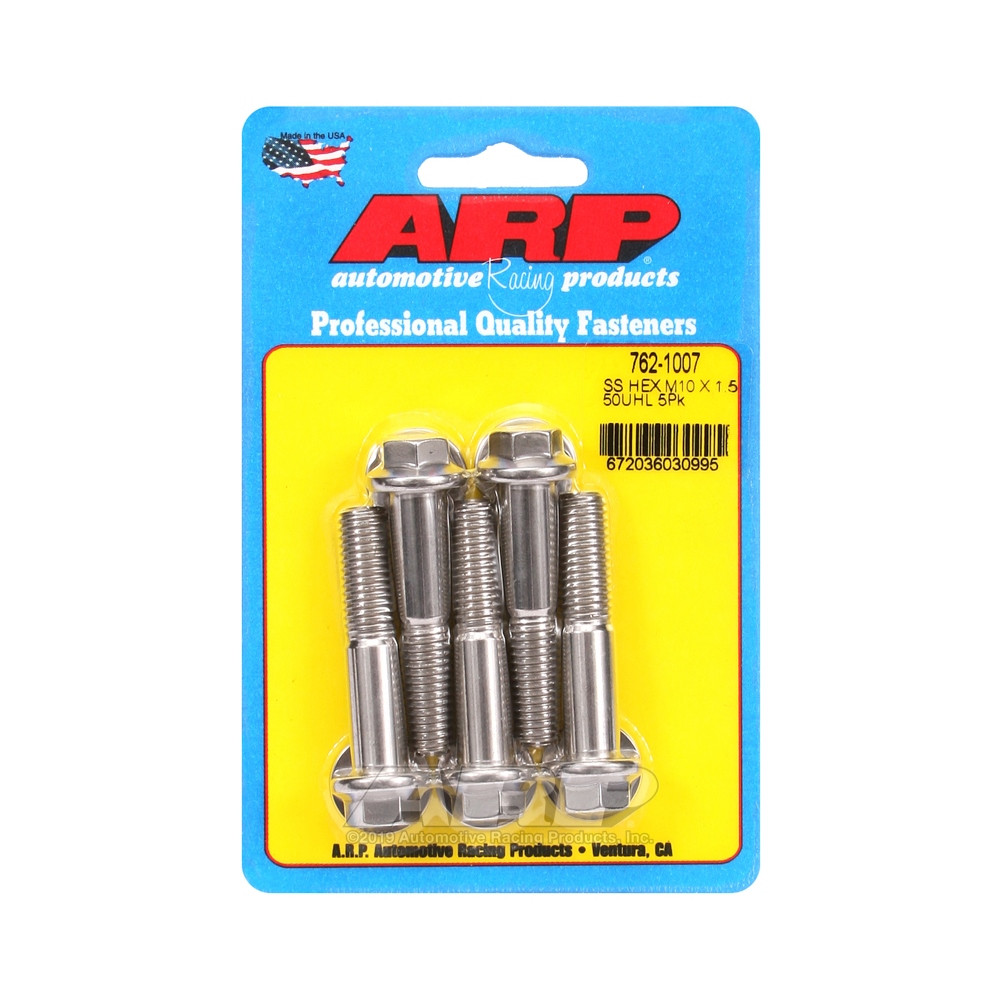 Boulonnerie universelle ARP M10 x 1.50 - Inox Hex x5 - ARP-762-1007 - 762-1007 - 3666618228587