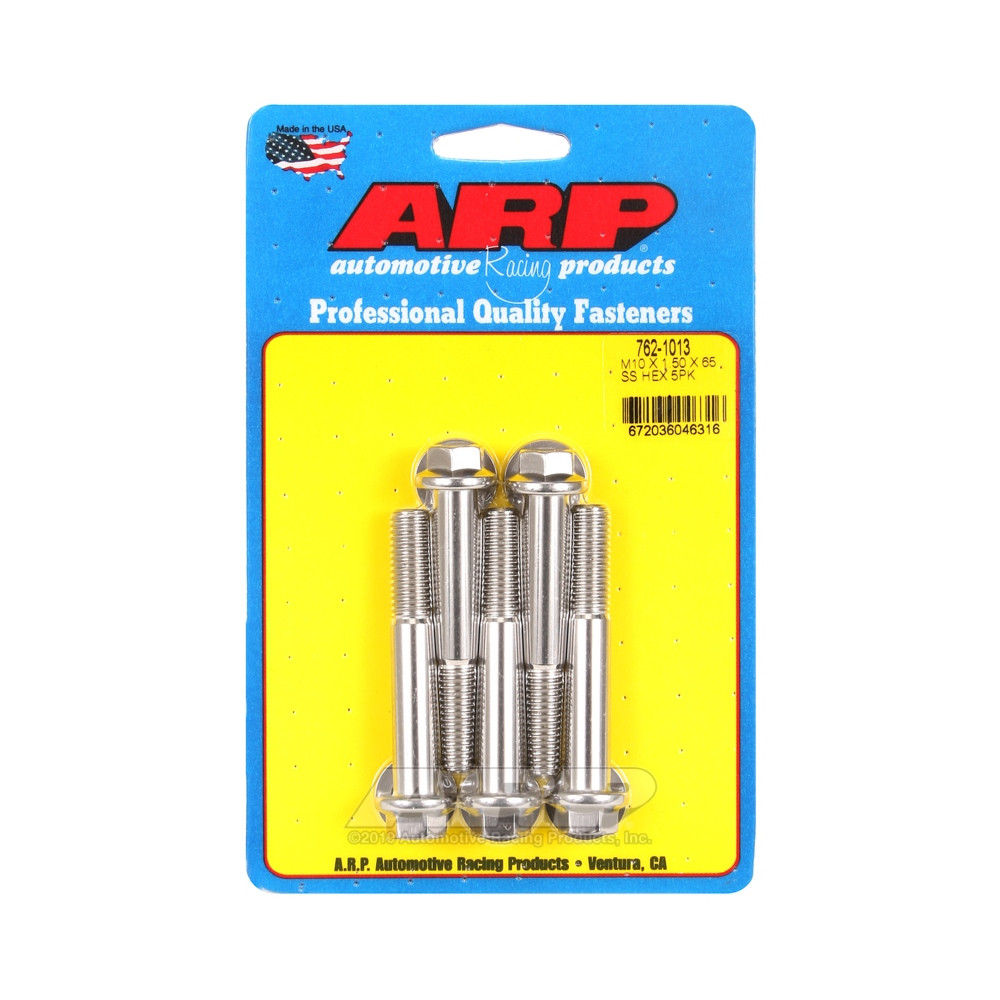 Bullone universale ARP M10 x 1,50 - Esagonale inox x5 - ARP-762-1013 - 762-1013 - 3666618228648