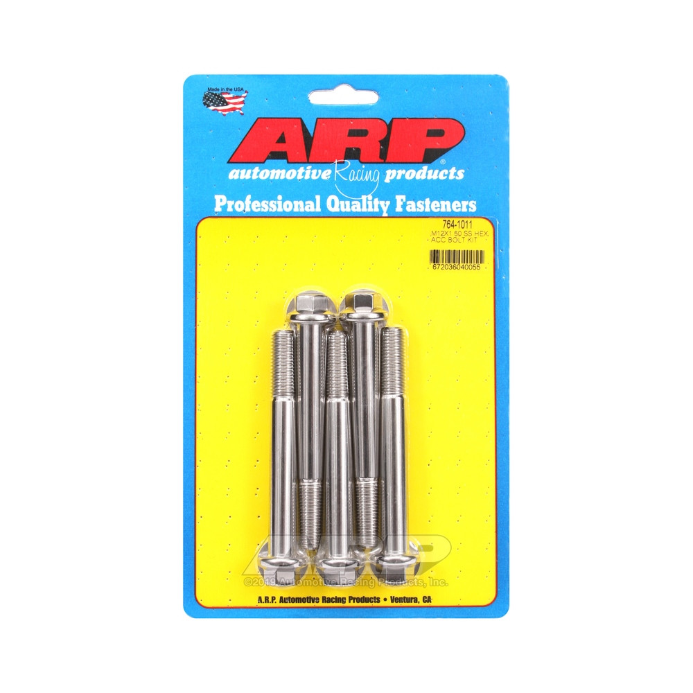 Boulonnerie universelle ARP M12 x 1.50 - Inox Hex x5 - ARP-764-1011 - 764-1011 - 3666618228877