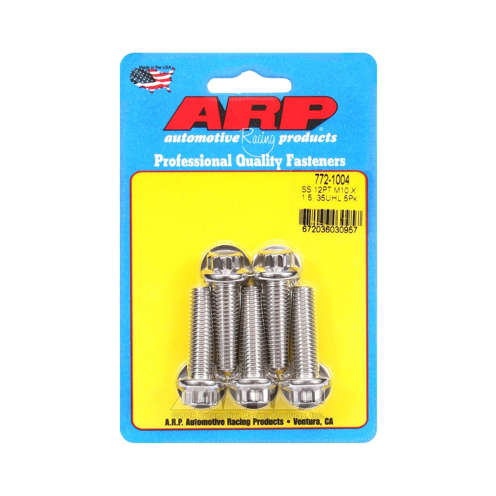 Bullone universale ARP M10 x 1,50 - Acciaio inox 12 pti x5 - ARP-772-1004 - 772-1004 - 3666618229393