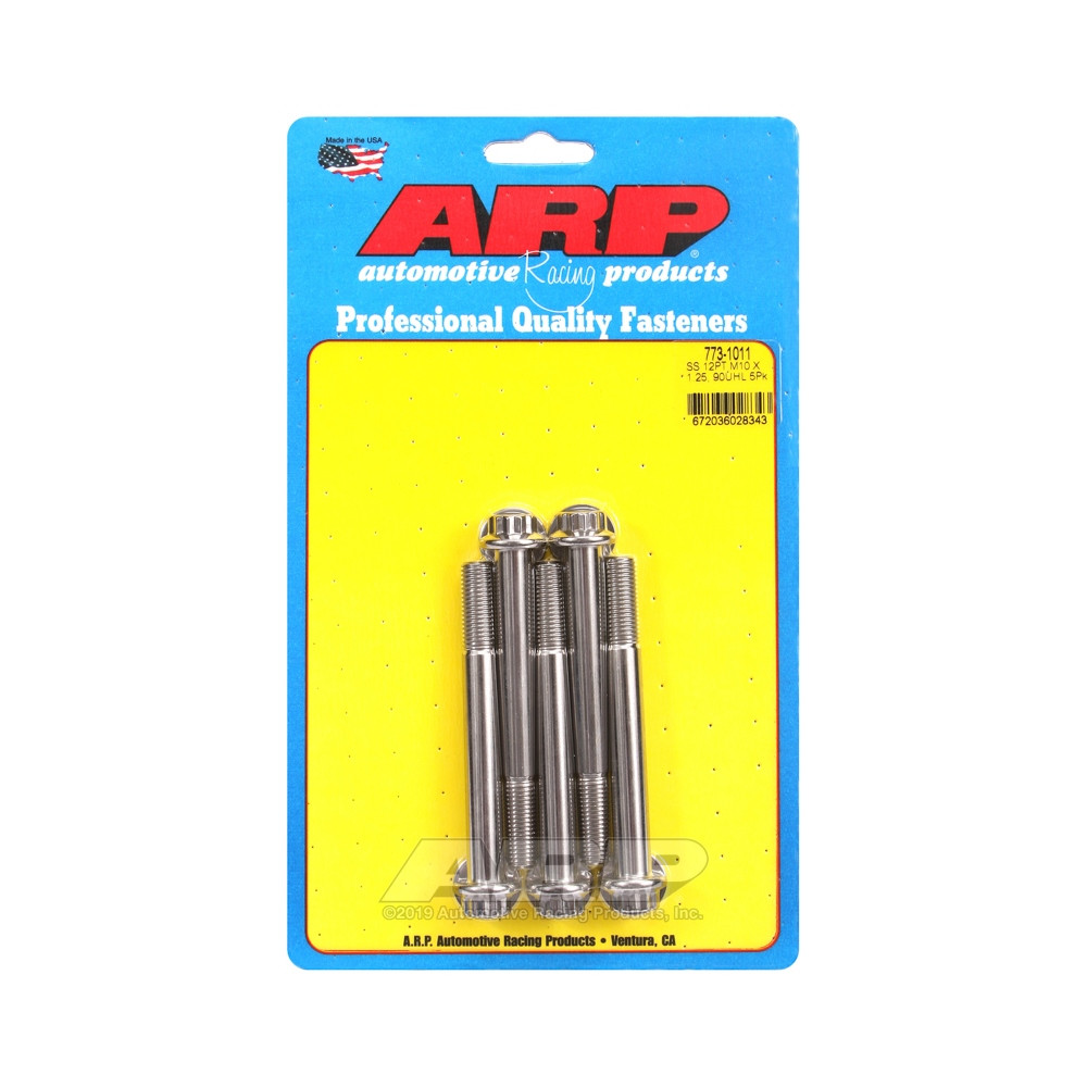 Boulonnerie universelle ARP M10 x 1.25 - Inox 12 Pts x5 - ARP-773-1011 - 773-1011 - 3666618229591