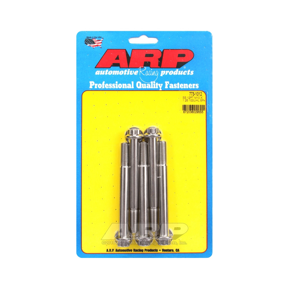 Universele bouten ARP M10 x 1,25 - Roestvast staal 12 stuks x5 - ARP-773-1012 - 773-1012 - 3666618229607