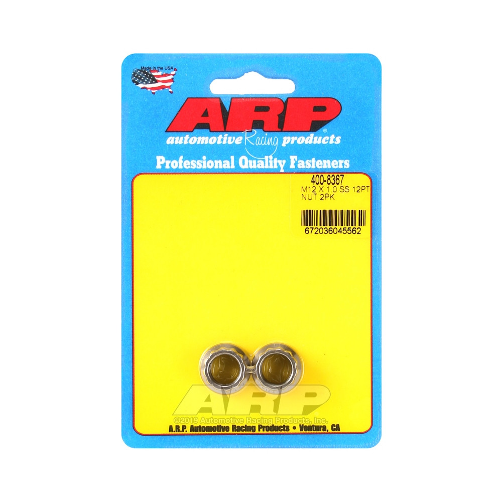 Confezione di dadi ARP (2) M11 x 1,25 - Acciaio inox 12 pz. - ARP-401-8382 - 401-8382 - 3666618226392