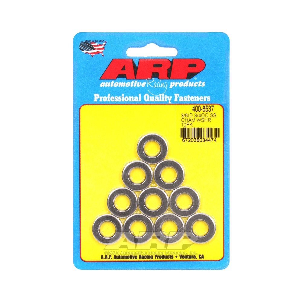 Pack (10) ARP washers 3/8 - No chamfer - ARP-200-8474 - 200-8474 - 3666618221014