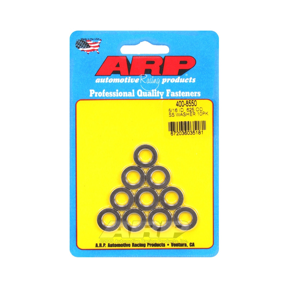 Set (10) sluitringen ARP 5/16 - Geen afschuining - ARP-200-8452 - 200-8452 - 3666618220932