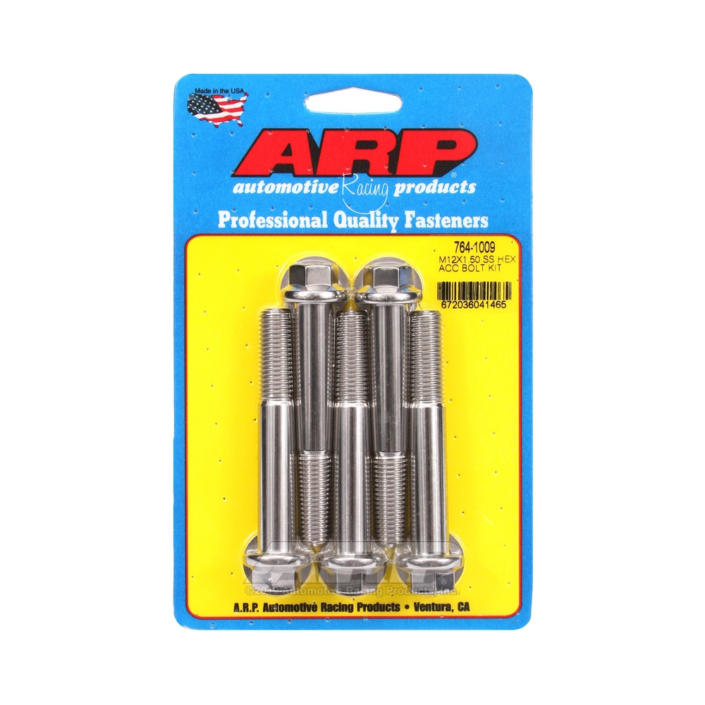 Boulonnerie universelle ARP M12 x 1.50 - Inox Hex x5 - ARP-764-1010 - 764-1010 - 3666618228860