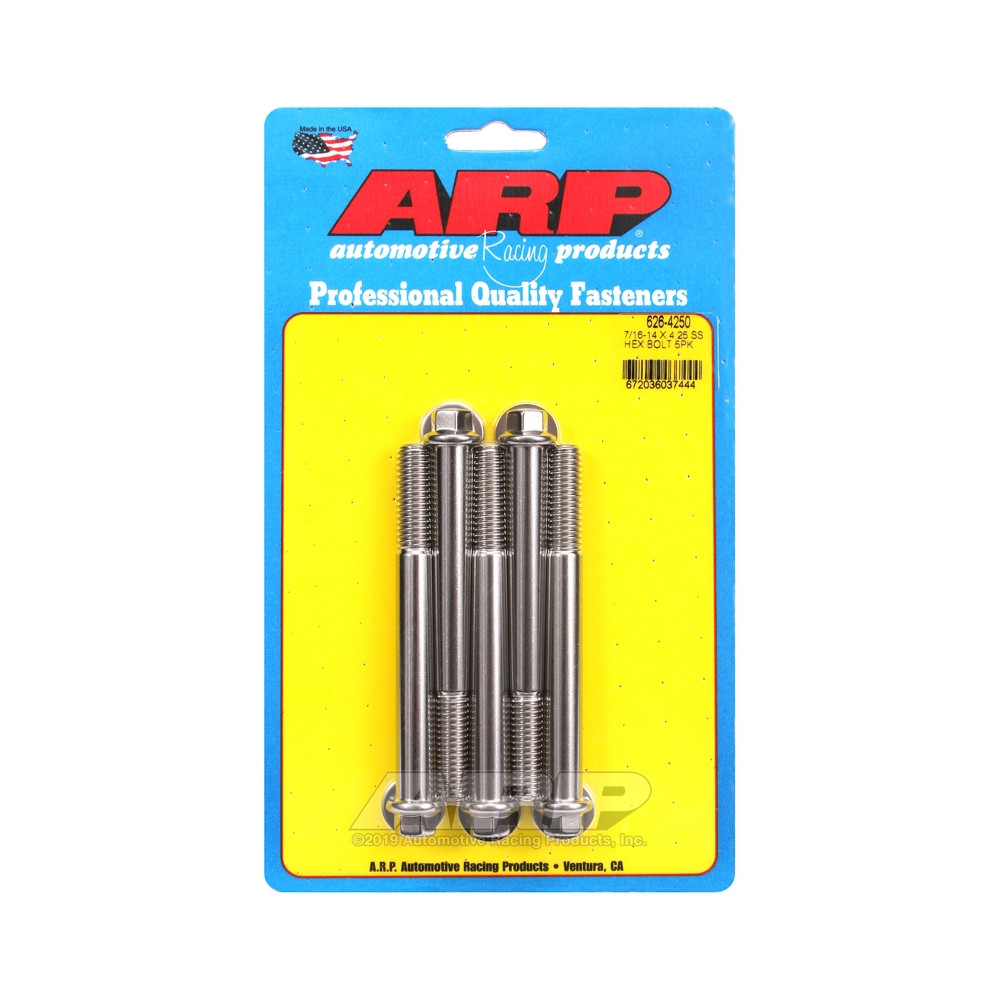 Universele bevestigingsmiddelen ARP 7/16-14 - Roestvrij staal Hex x5 - ARP-626-4250 - 626-4250 - 3666618192796