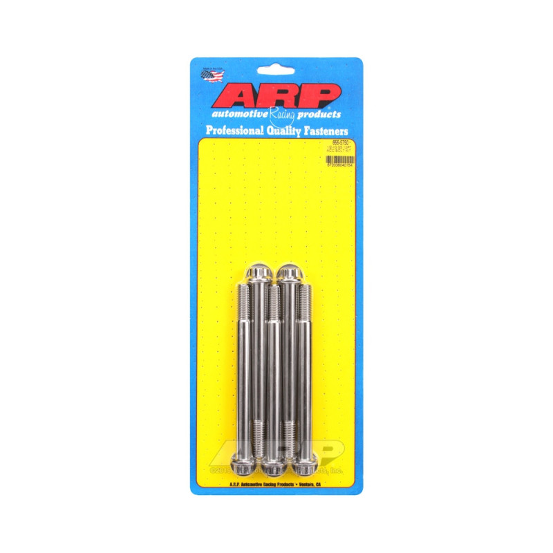 Universal Bolt ARP 1/2-13 - Stainless Steel 12 Pts x5 - ARP-656-5750 - 656-5750 - 3666618195445