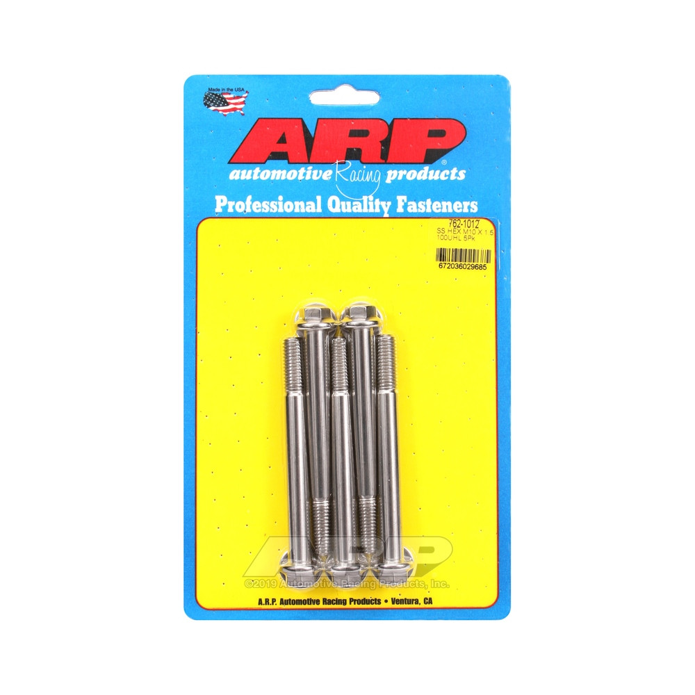 Boulonnerie universelle ARP M10 x 1.50 - Inox Hex x5 - ARP-762-1012 - 762-1012 - 3666618228631
