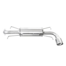 Posteriore silenziato Inoxcar 1x100 X-RACE Subaru Impreza 4WD 2.5 WRX 265cv dopo 2008