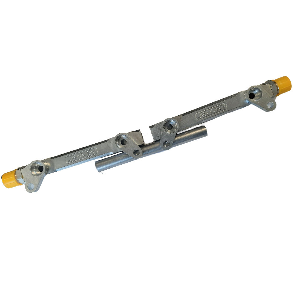 AN-6 fuel rail for throttle body with Jenvey print TH 45/48/50 - J-TBR35 - TBR35 - 3661768563458