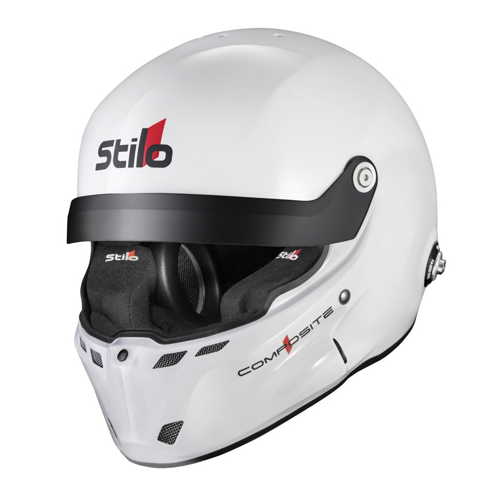 Cască Stilo ST6 R Rally alb/negru - Snell SA2020 FIA 8859-24 - STI-AA0801RG2VC.XL - AA0801RG2V610101