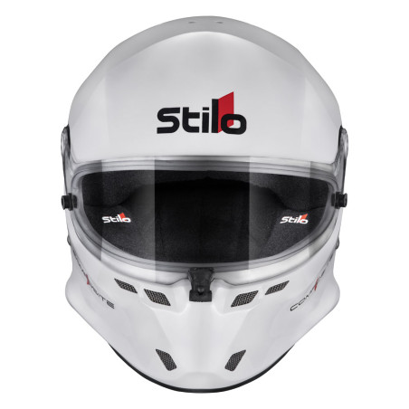 Casque STILO ST6 F Turismo blanc/noir - Snell SA2020 FIA 8859-24 Hans FIA8858-10