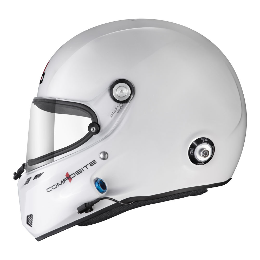 Casque STILO ST6 F Turismo blanc/noir - Snell SA2020 FIA 8859-24 Hans FIA8858-10 - STI-AA0800CG2VC.S - AA0800CG2V550101
