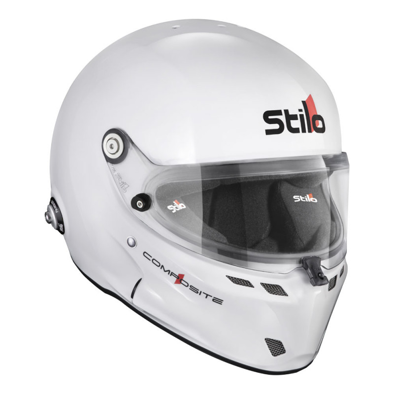 Helm STILO ST6 F Turismo wit/zwart - Snell SA2020 FIA 8859-24 Hans FIA8858-10 - STI-AA0800CG2VC.S - AA0800CG2V550101