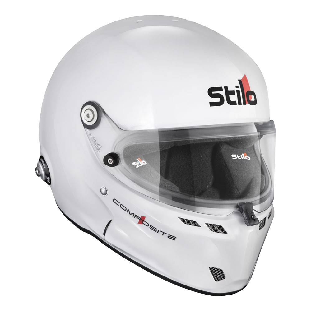 Casque STILO ST6 F Turismo blanc/noir - Snell SA2020 FIA 8859-24 Hans FIA8858-10 - STI-AA0800CG2VC.S - AA0800CG2V550101