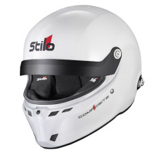 Stilo ST6 GTN composiethelm wit/zwart - Snell SA2020 FIA 8859-24 Hans FIA8858-10
