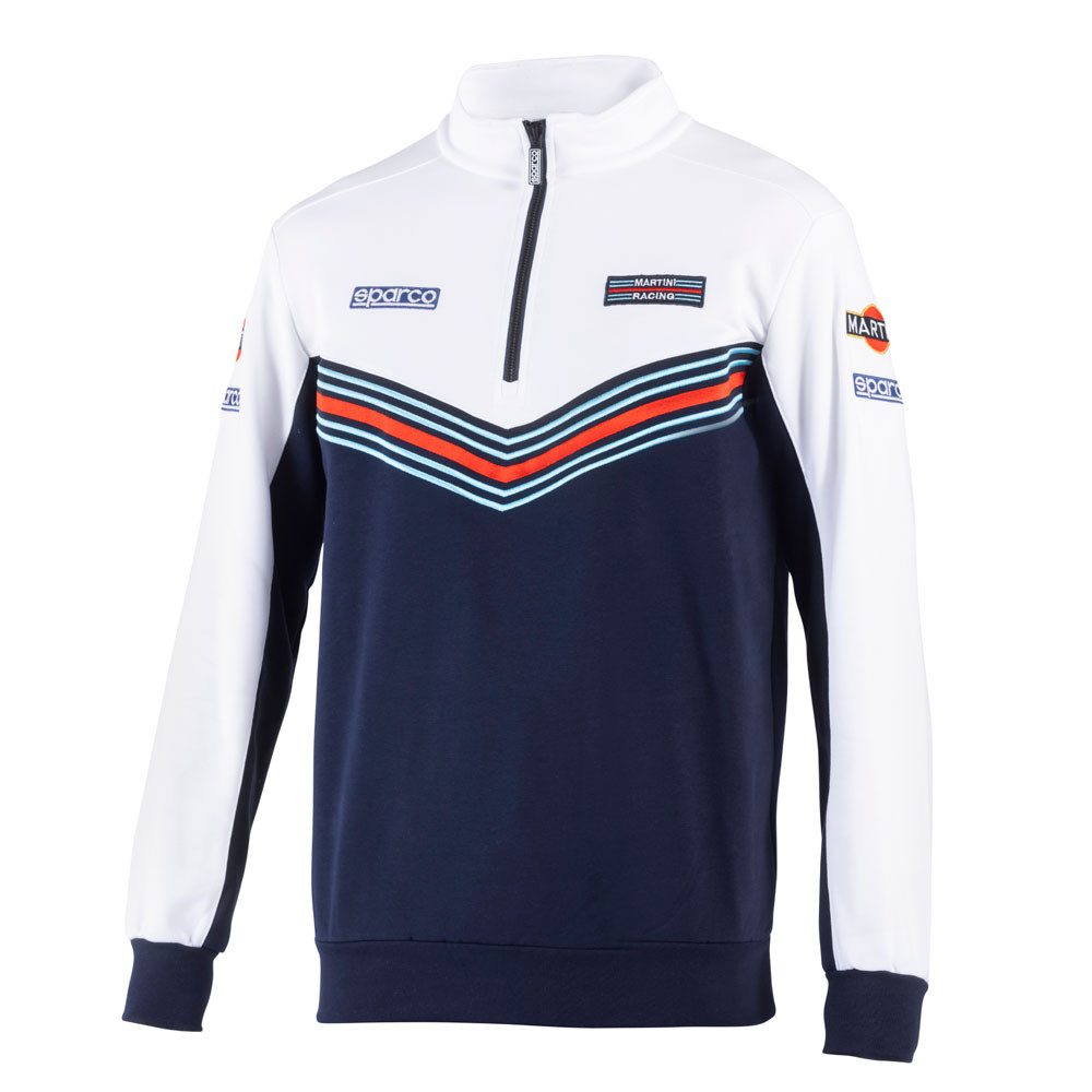 Felpa con zip Sparco Martini Racing - 013037MR.BM.S - 013037MRBM1S