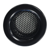 Zwarte aluminium inlaat trompet / Ø 63mm