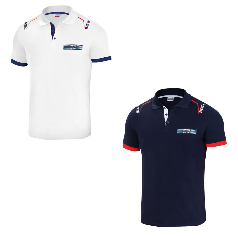 Polo broderie Sparco Martini Racing - 01276MR.BL.S - 01276MRBI1S - 8033280474645