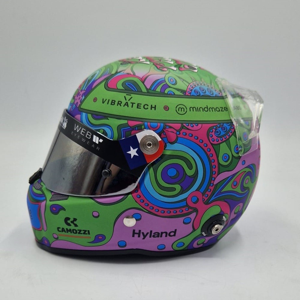 Minihelm STILO Valtteri BOTTAS 2024 GP Austin speciale editie - STI-24-BOTTAS-GPSP - MH2402 - 3666618530031