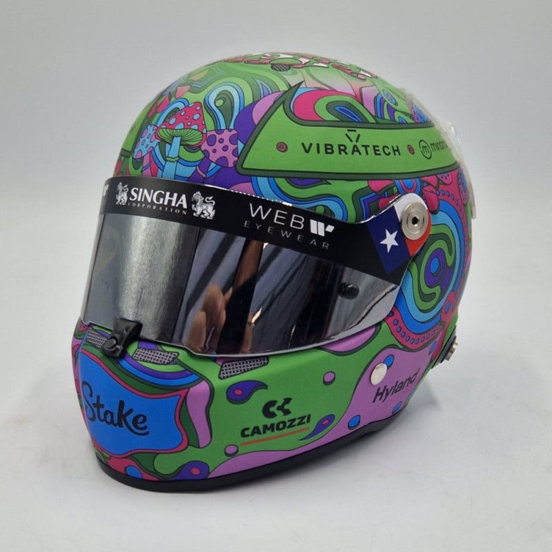 Mini casque STILO Valtteri BOTTAS 2024 GP Austin édition spéciale - STI-24-BOTTAS-GPSP - MH2402 - 3666618530031