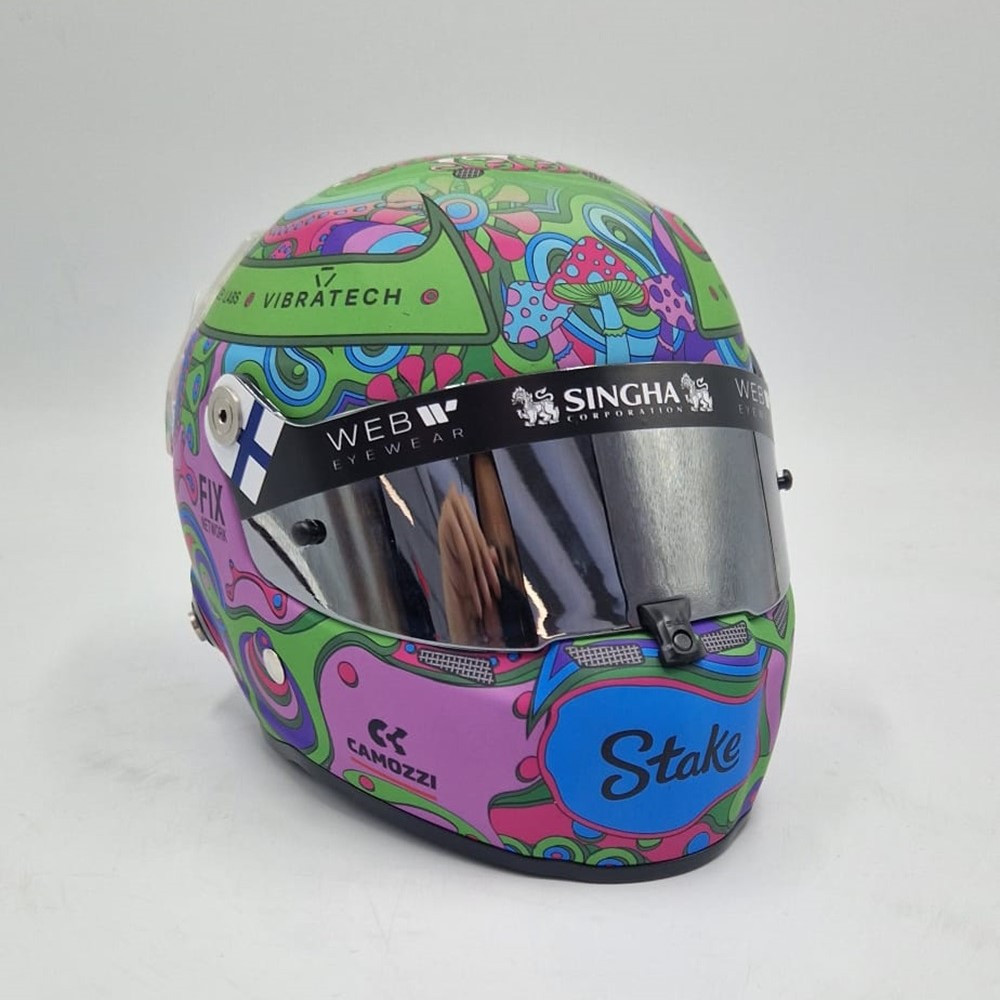 Minihelm STILO Valtteri BOTTAS 2024 GP Austin speciale editie - STI-24-BOTTAS-GPSP - MH2402 - 3666618530031