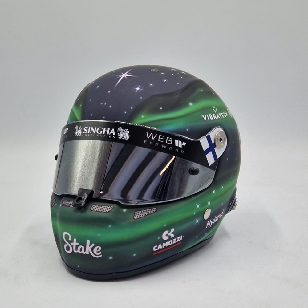 Mini casque STILO Valtteri BOTTAS 2024 - STI-24-BOTTAS - MH2401 - 3666618529998