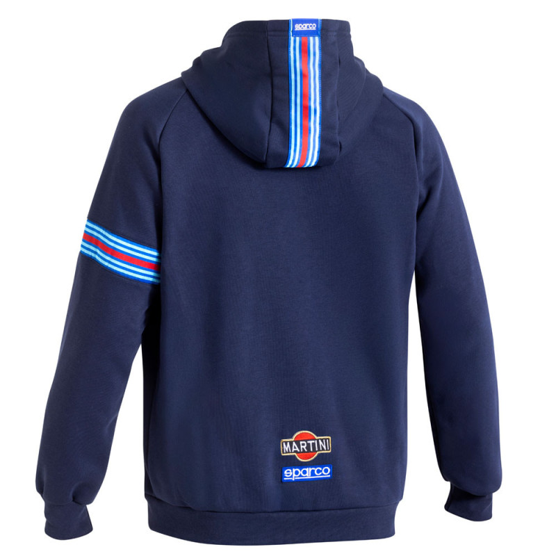 Felpa con cappuccio e zip SPARCO MARTINI RACING - BMF0013D0.BM.XL - BMF0013D0N020XL